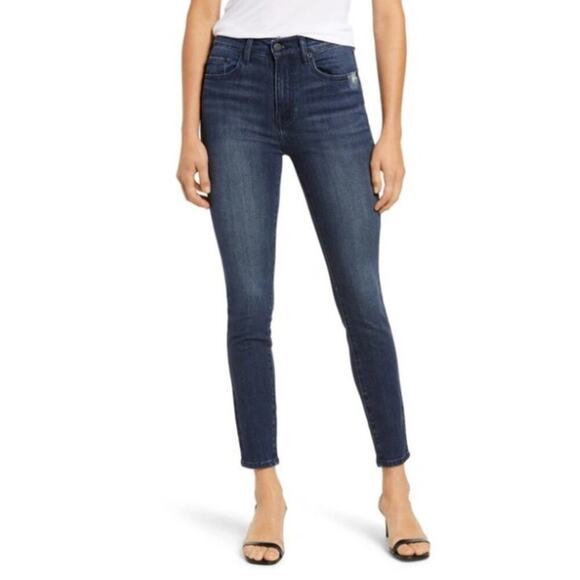 Pistola‎ Aline High Waist Ankle Dark Wash Skinny Jeans in Extra Blue Size 29 - Picture 1 of 12